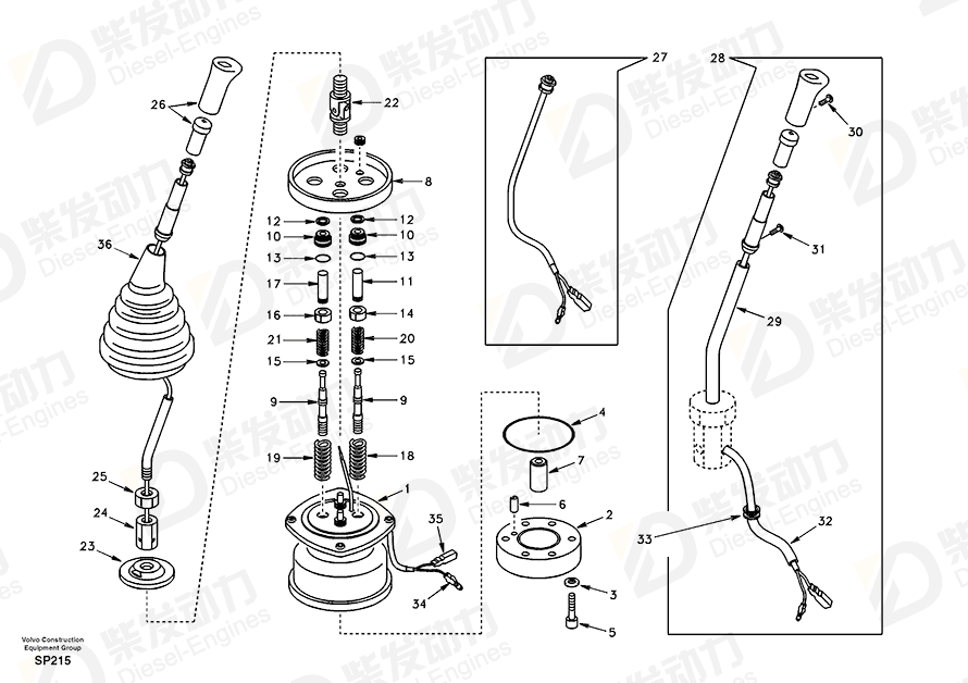 VOLVO Slide SA14500116 Drawing