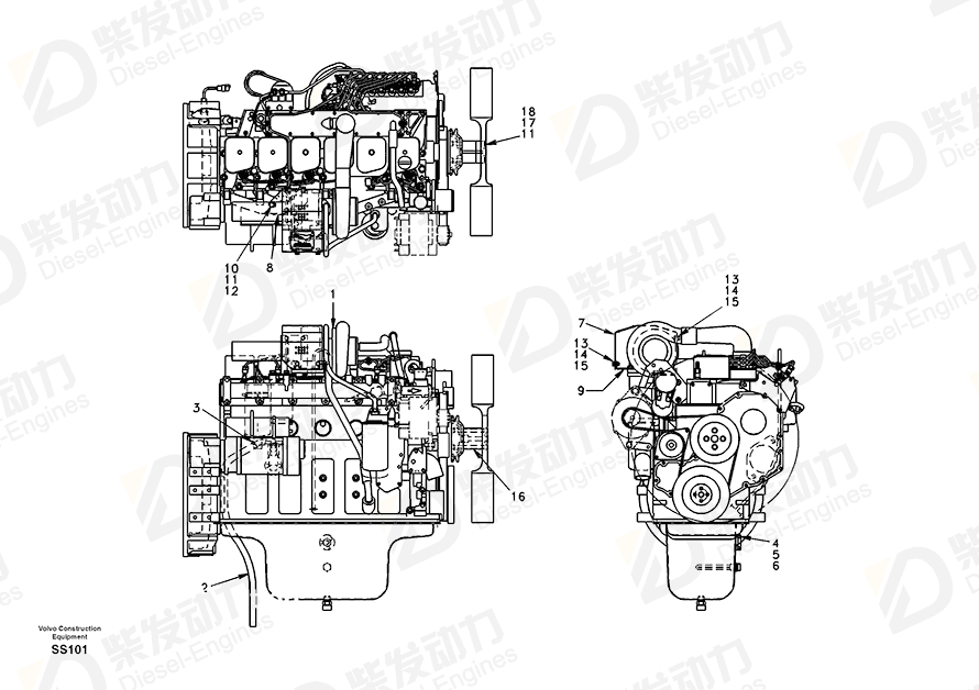 VOLVO Connector SA1111-00221 Drawing