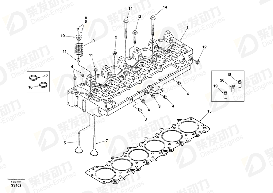 VOLVO Plug SA3812092 Drawing