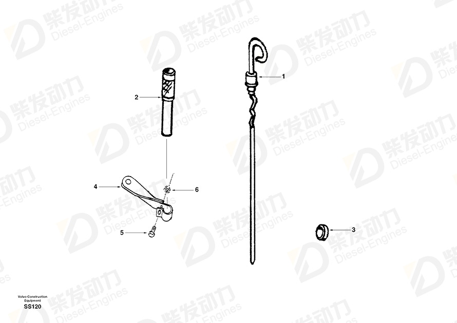 VOLVO Nut SA3900240 Drawing