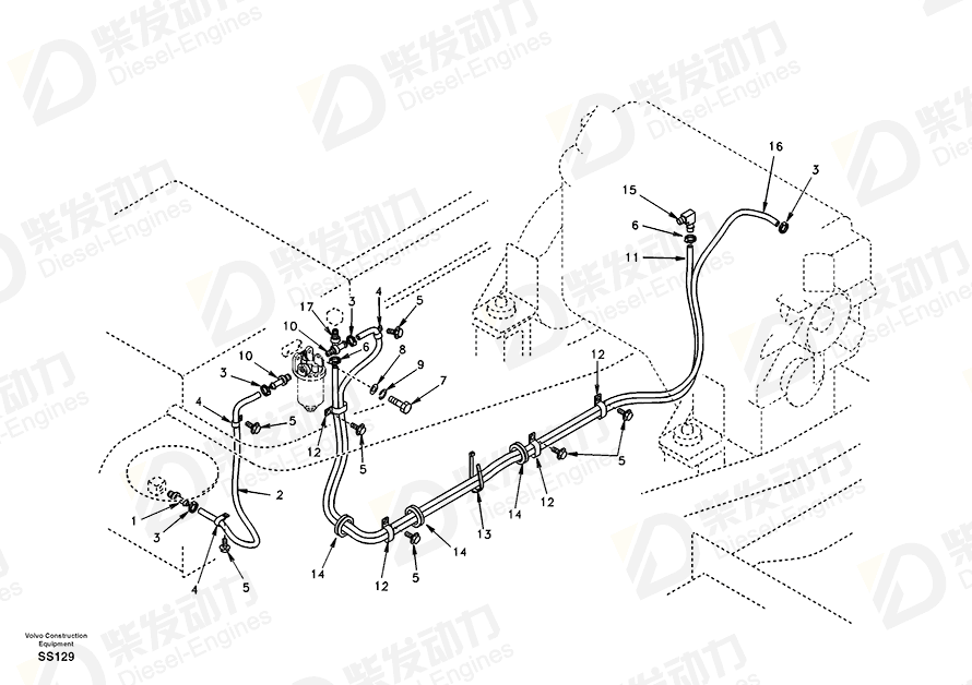 VOLVO Clip SA9316-02201 Drawing