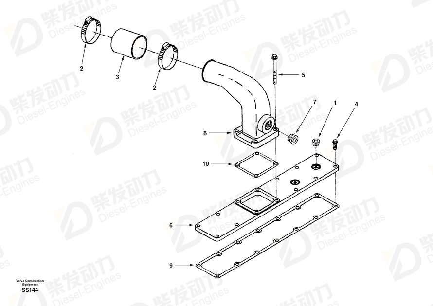 VOLVO Screw SA3918109 Drawing