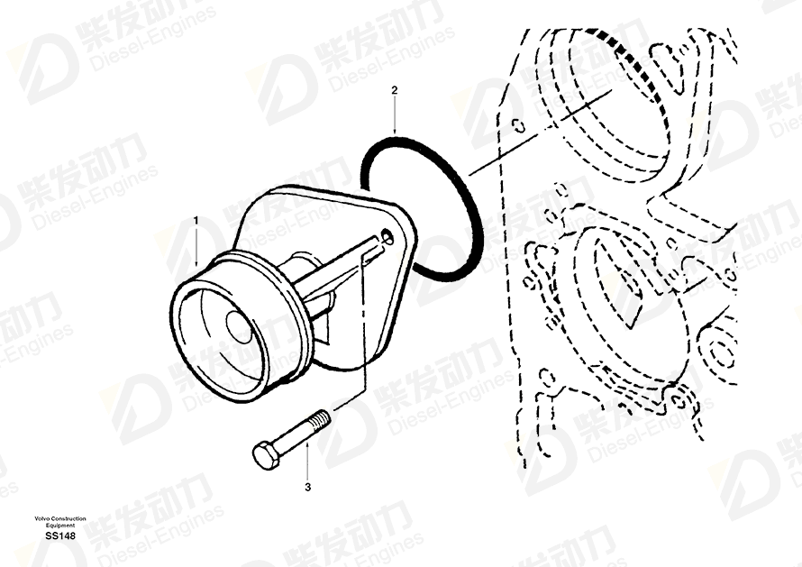 VOLVO Seal SA3906698 Drawing