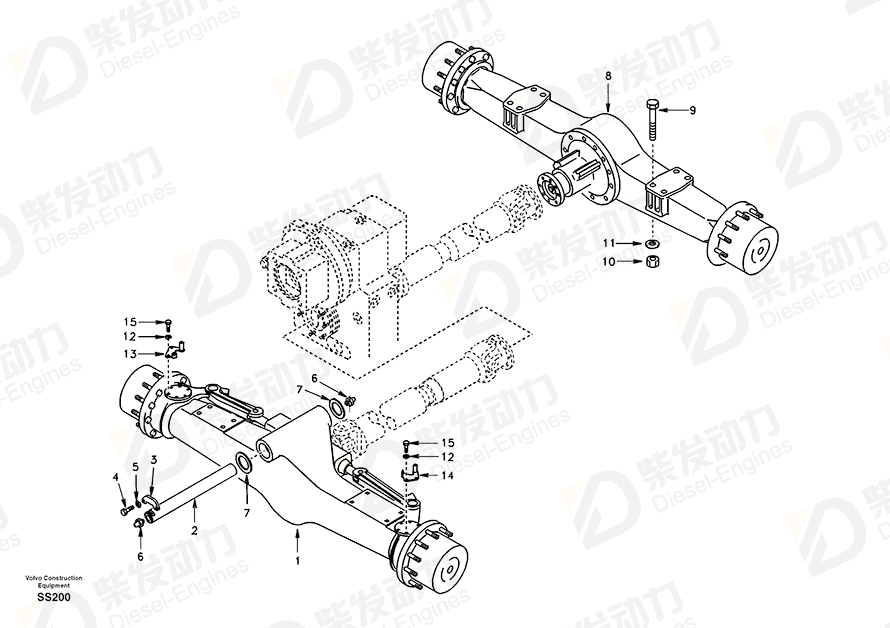 VOLVO Hexagon screw 993009 Drawing VOLVO Hexagon screw 993009 Drawing