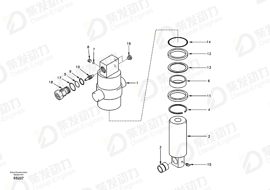 VOLVO Sealing SA1146-08020 Drawing