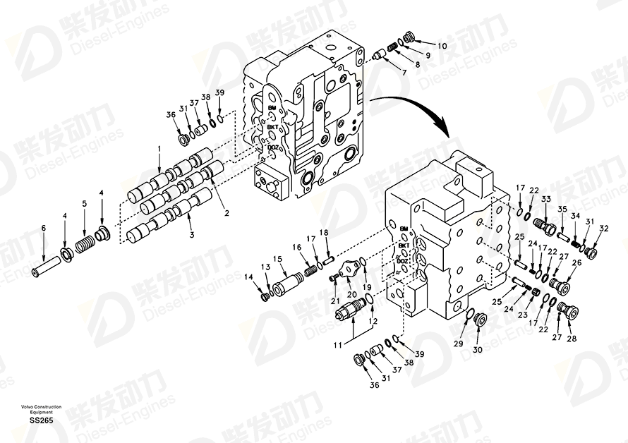 VOLVO Spring SA8230-13150 Drawing