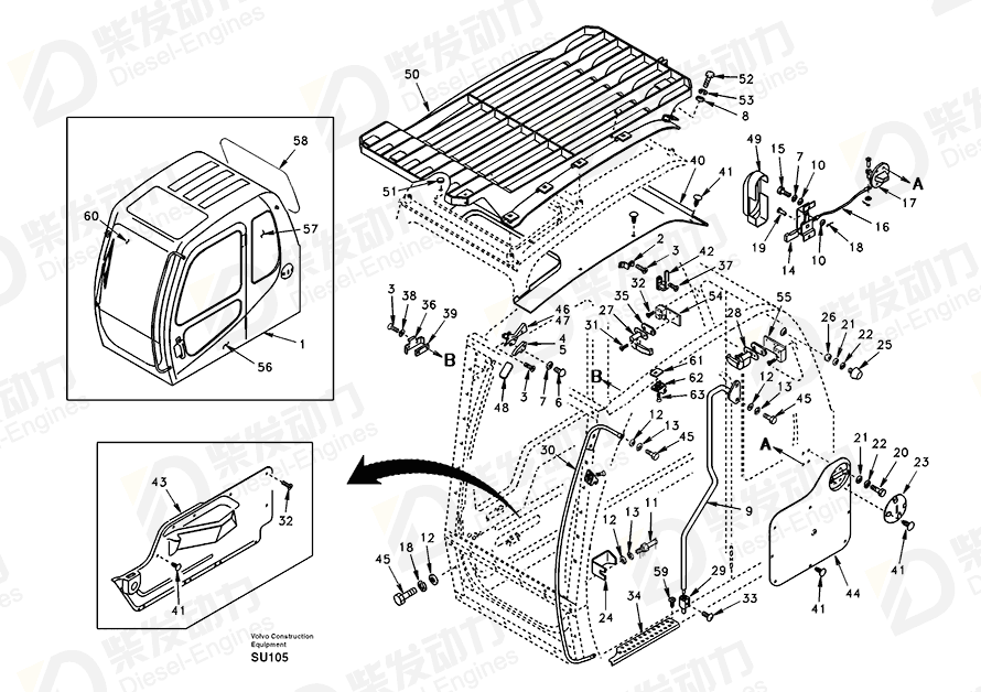 VOLVO Trim SA1166-31250 Drawing VOLVO Trim SA1166-31250 Drawing