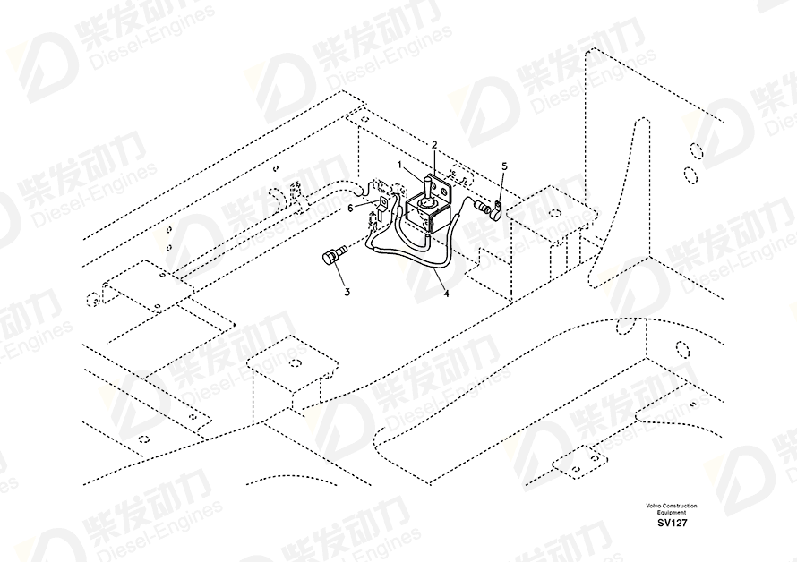 VOLVO Wire harness 14514553 Drawing VOLVO Wire harness 14514553 Drawing