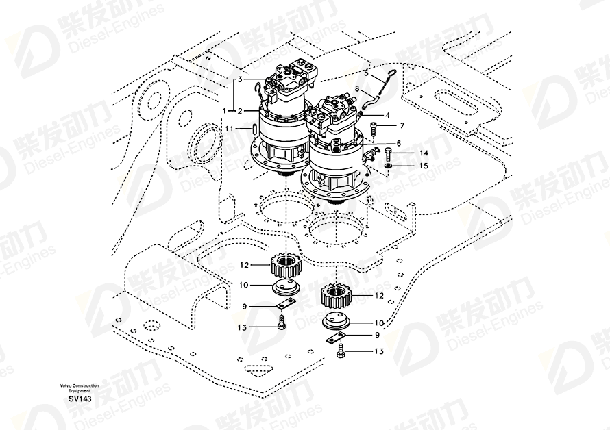 VOLVO Plate 14531022 Drawing