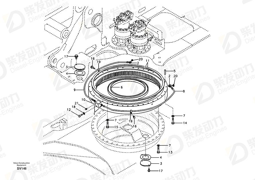 VOLVO Block 14507704 Drawing