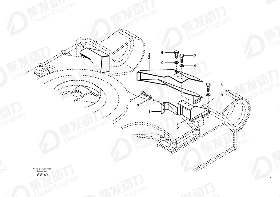 VOLVO Cover 14508468 Drawing