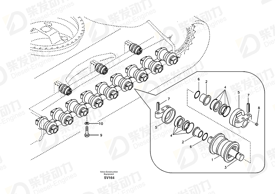 VOLVO Roller 14614180 Drawing