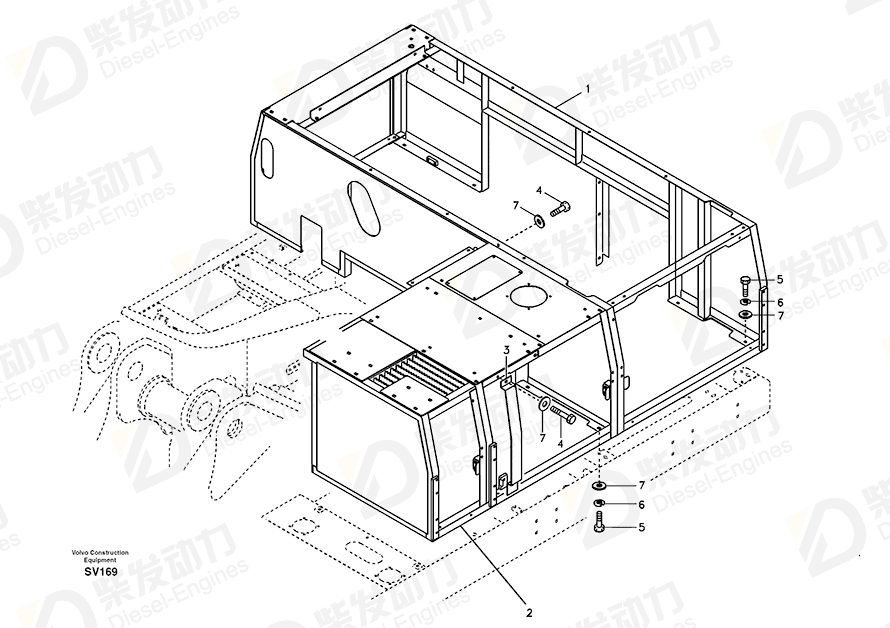 VOLVO Cover 14511396 Drawing