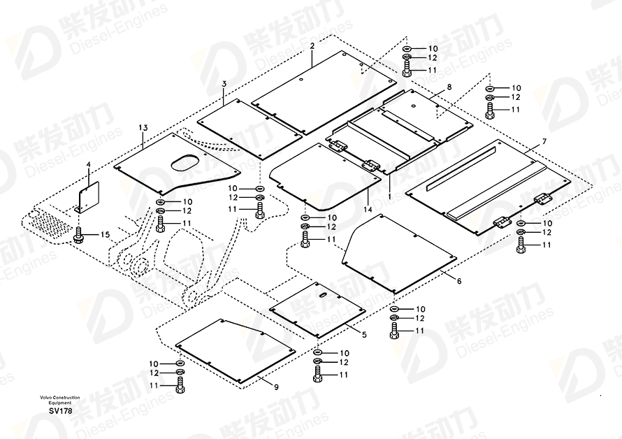 VOLVO Cover 14511337 Drawing