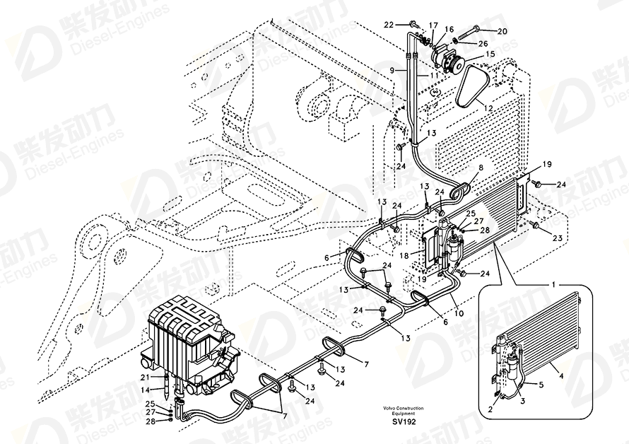 VOLVO Clip SA9381-15500 Drawing