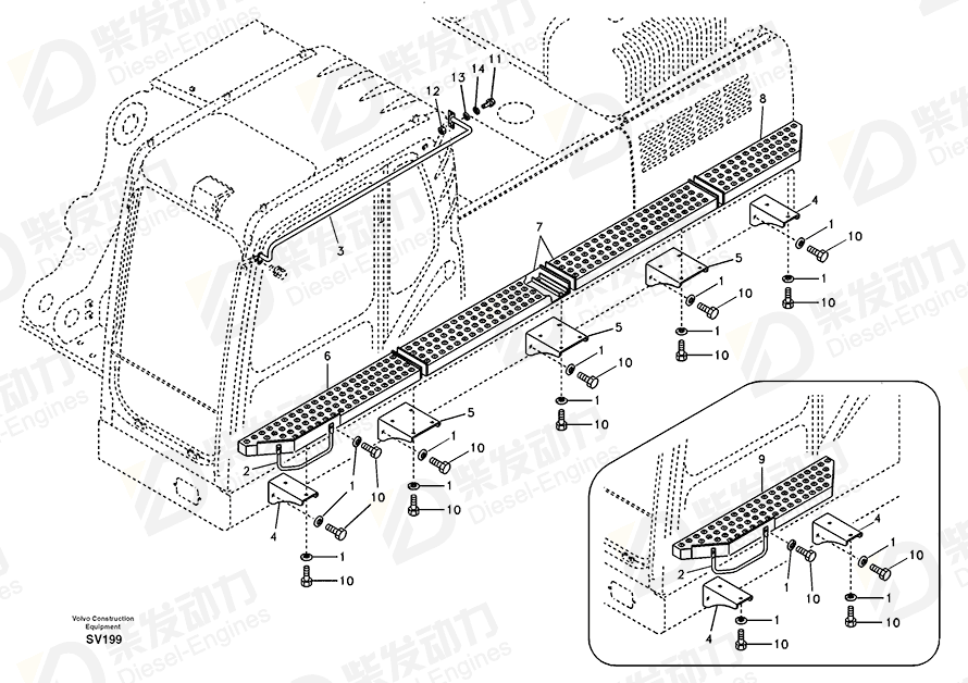 VOLVO Walk Way 14508821 Drawing