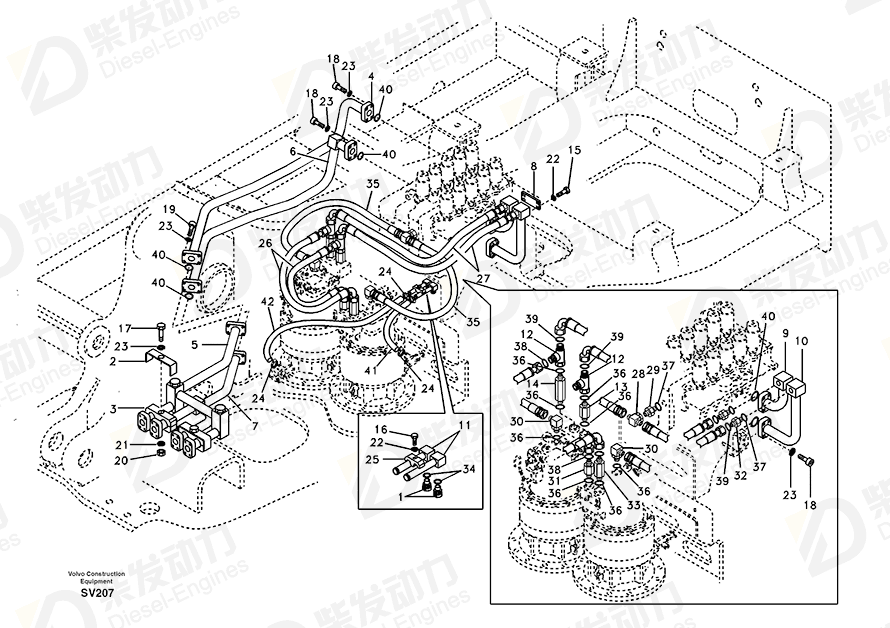 VOLVO Pipe 14675419 Drawing