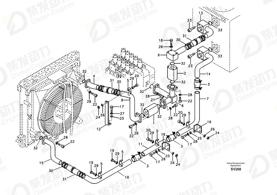 VOLVO Plate 14514214 Drawing