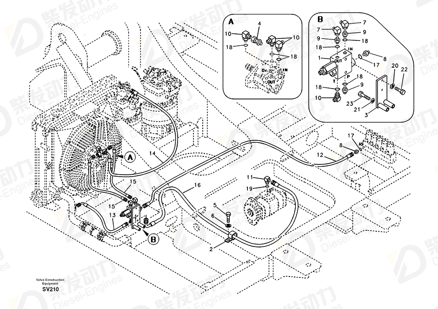 VOLVO Connector 14880067 Drawing