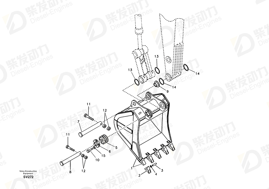 VOLVO Screw 13966851 Drawing