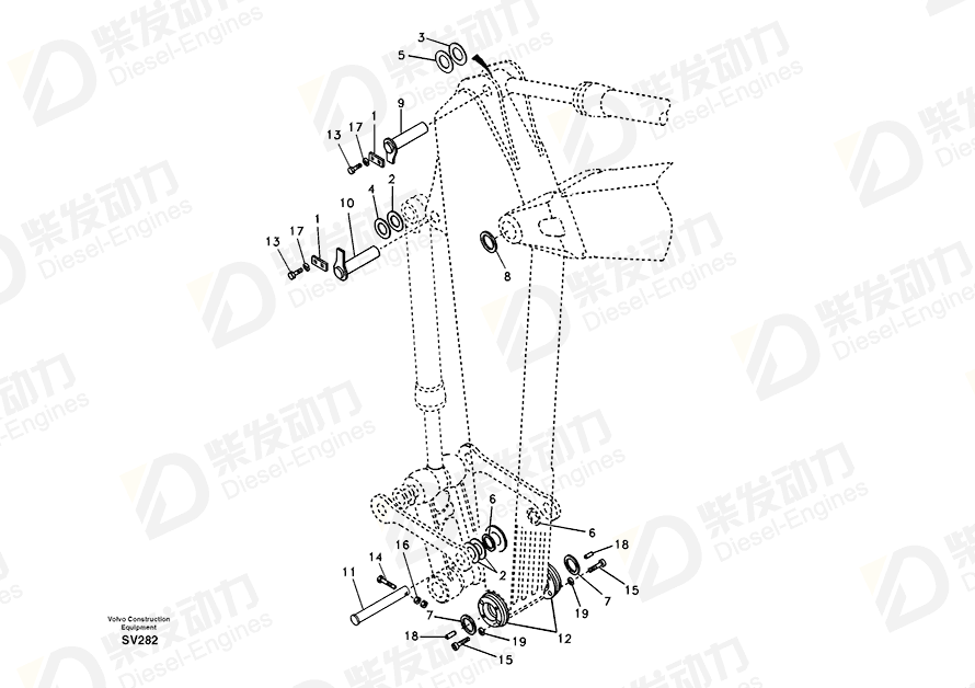 VOLVO Spacer 14529571 Drawing