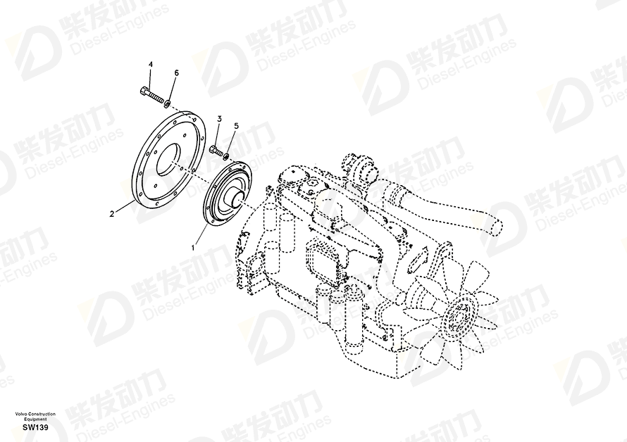 VOLVO Hexagon screw SA9081-21711 Drawing