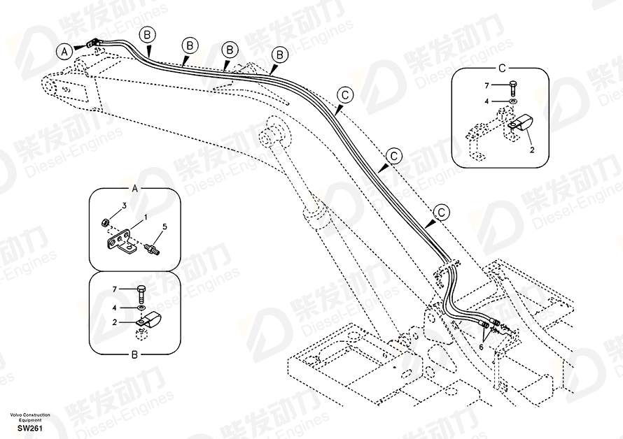 VOLVO Plate 14531120 Drawing