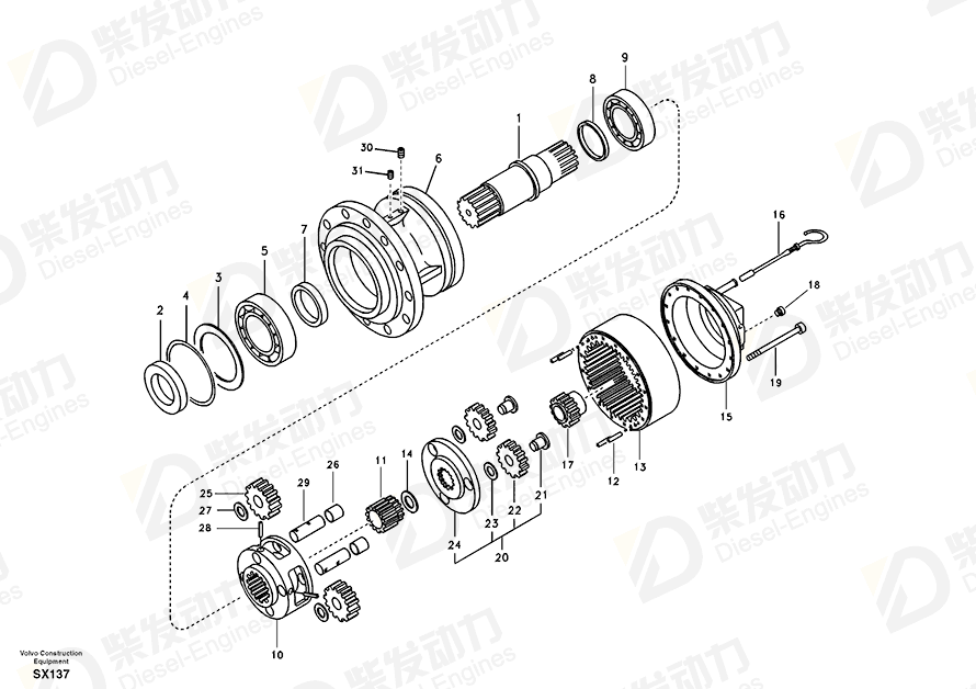 VOLVO Case 14596609 Drawing