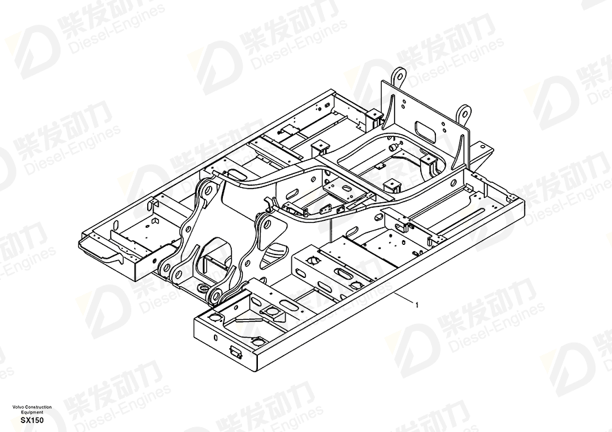 VOLVO Frame 14519934 Drawing