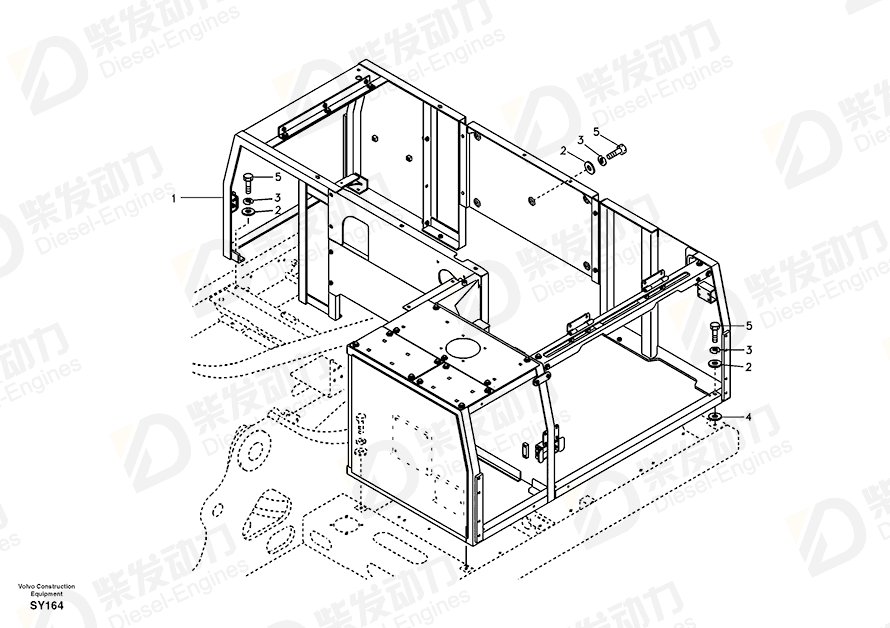 VOLVO Frame 14518652 Drawing