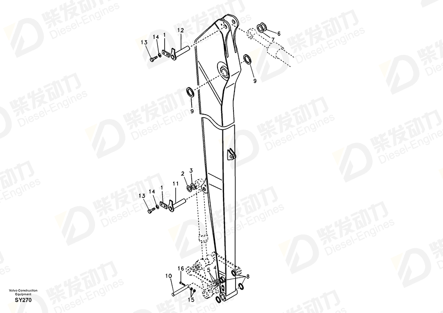 VOLVO SHIM SA1173-01330 Drawing