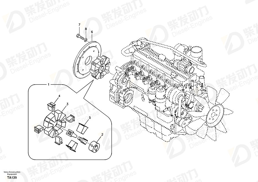VOLVO Hub 14515829 Drawing