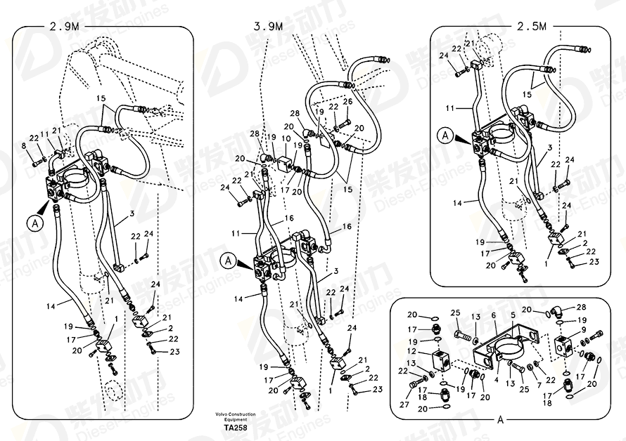 VOLVO Block 14531132 Drawing