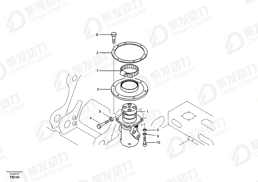 VOLVO HEXAGON NUT SA9111-12200 Drawing