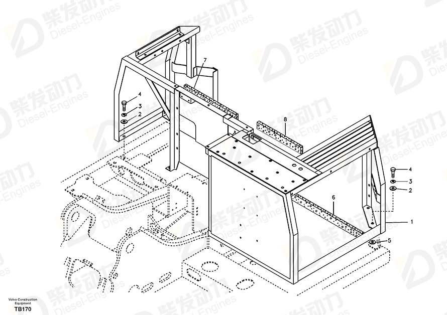 VOLVO Sponge 14512512 Drawing