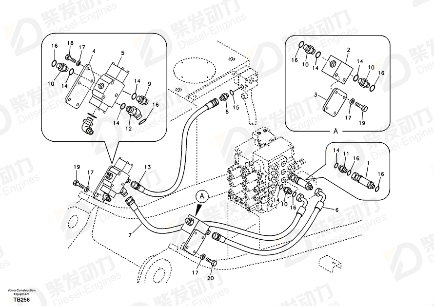 VOLVO Connector SA9419-31020 Drawing