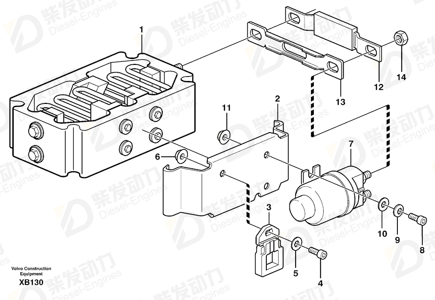 VOLVO Support 421692 Drawing