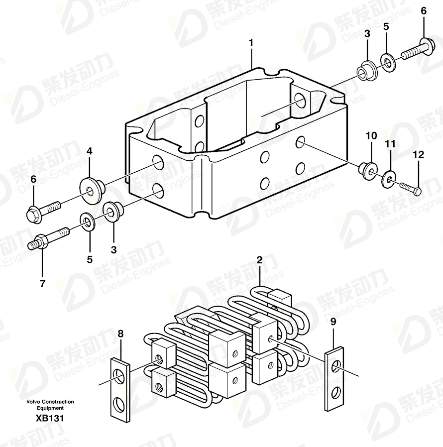 VOLVO Wire element 471862 Drawing
